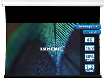 Οθόνη ALR Lumene Coliseum Extra Bright LT 300C με μαύρη επιφάνεια στο επάνω μέρος, έγχρωμη εικόνα στο κέντρο και εικονίδια στα δεξιά