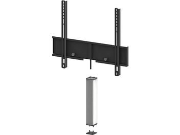 Supporto TV da parete Sonorous STADPSLV5060 argento, 2 montanti verticali, 2 ripiani orizzontali, 1 colonna verticale