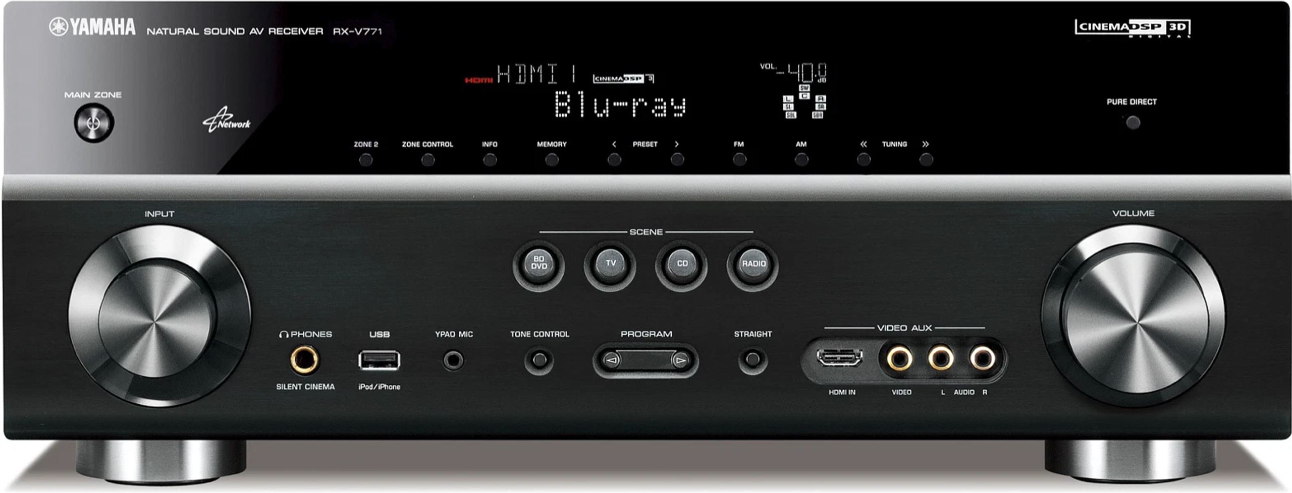 Yamaha RX-V771 black - Home Theater Receiver - HomeCineSolutions