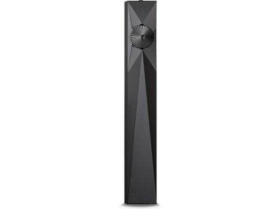 Baladeur audiophile SP3000M, vedere laterală, suprafață neagră, model geometric, buton circular texturat în centru
