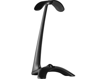 Accessoire pour casque HI-FI Meze Audio Manta, support noir, vue de face, base large, tige élancée, repose-casque incurvé