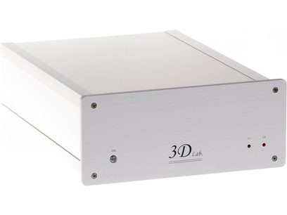 3D Lab Nano võrgupleieri Sonata V5 metallist ristkülikukujuline korpus, esipaneel ON-nupuga, kaks LED-tuld L1 ja L2, vaade ülalt