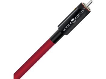 Cavo coassiale digitale Wireworld Starlight 10 Coaxial 2m, guaina rossa cilindrica, connettore nero cilindrico con scritta bianca