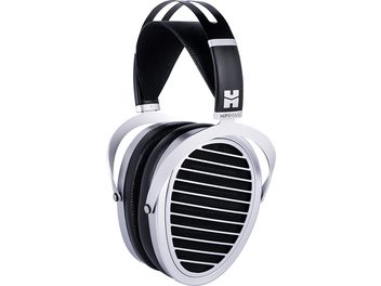 Hifiman Ananda Nano åbne hovedtelefoner, sort og sølvfarvet hovedbøjle, store cirkulære ørekopper, tykke ørepuder