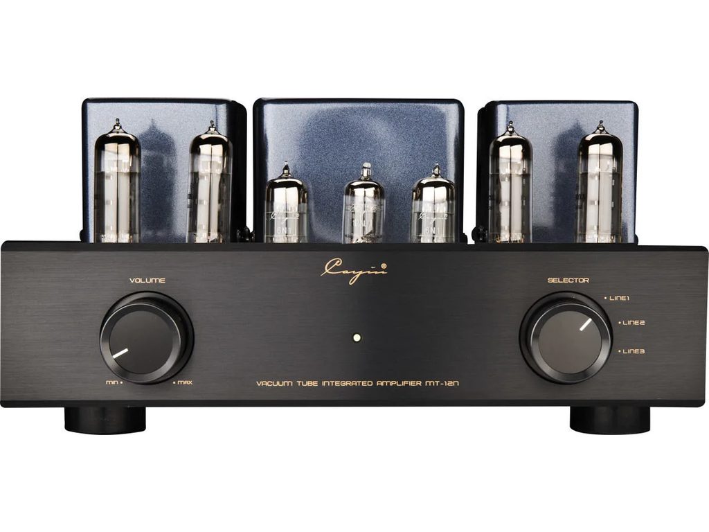 Cayin MT-12N EL84 czarny - Zintegrowany wzmacniacz stereo lampowy