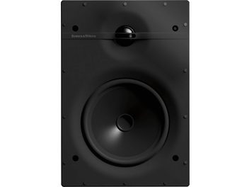 Bowers & Wilkins CWM362 seinale paigaldatav kõlar, must ümmargune esipaneel, läikiv keskkõlar