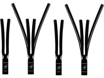 Accessoire pour câble Chaussette Rocket 22 SBW lot de 4 noir avec inscriptions blanches et extrémités bifurquées