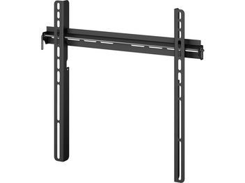 Supporto TV a parete Sonorous WMTV 400F nero, vista frontale, struttura metallica rettangolare con fessure verticali