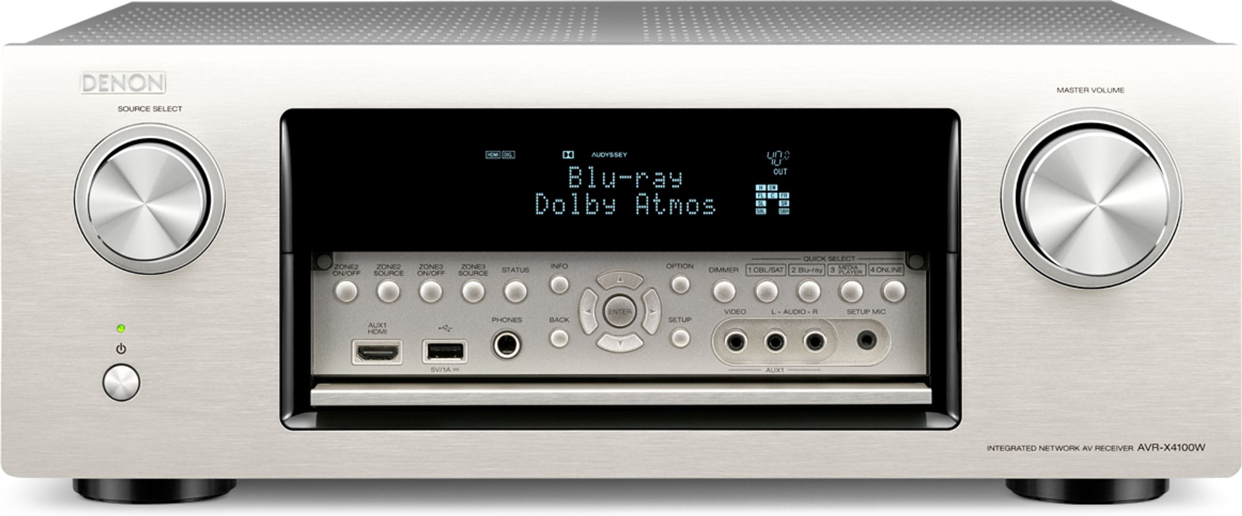Denon AVR-X4100W silber - Heimkino-Receiver - HomeCineSolutions