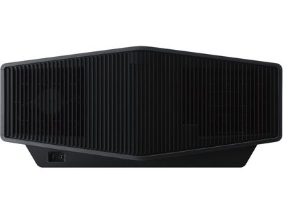 Vidéoprojecteur Sony VPL-XW5000ES noir, vue de face, forme rectangulaire, grille noire sur la face avant