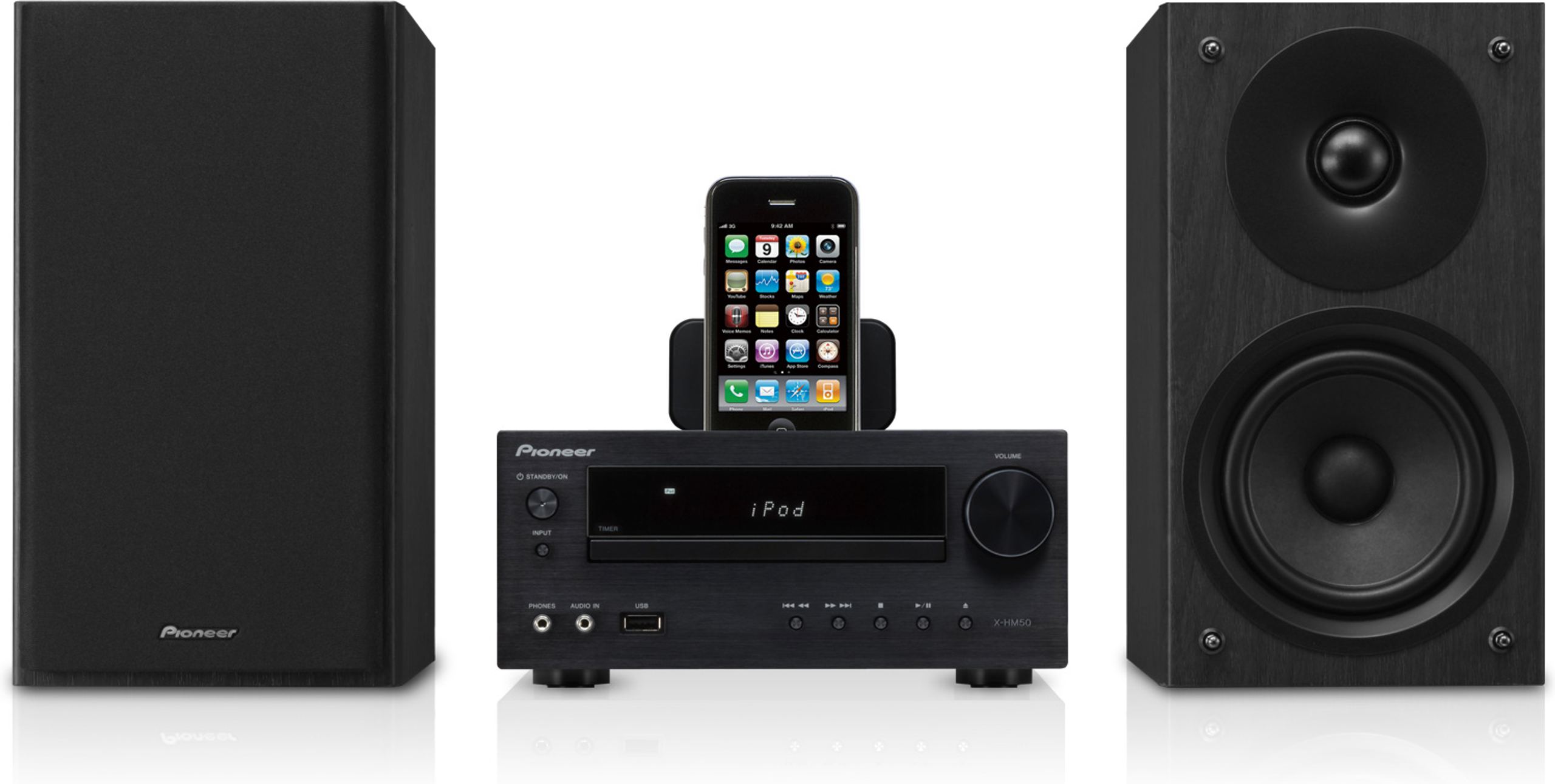 Pioneer X-HM50 black - Mini Hi-Fi System - HomeCineSolutions