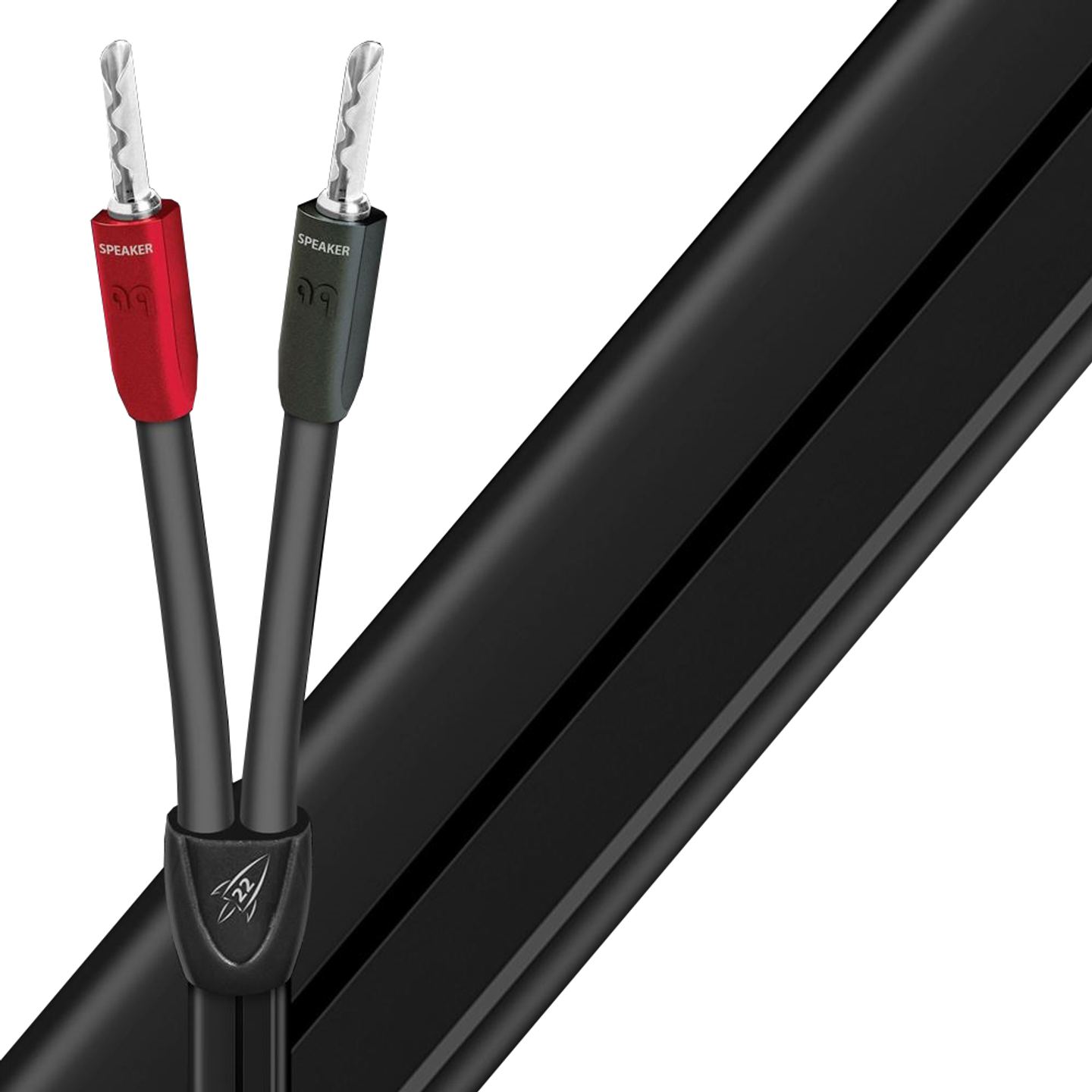 オーディオクエスト（audioquest） ROCKET22 Audioquest Rocket 22 Bananes - Câbles HiFi haut-parleurs - La