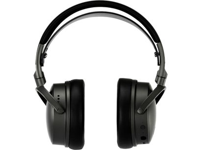 Casque audio circum-aural noir Audeze Maxwell Xbox, arceau et coussinets noirs, vue de face