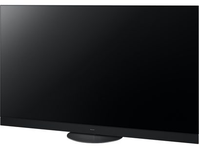 Téléviseur haute définition TV-55Z95AEG, écran noir, vue de face légèrement inclinée, pied circulaire central