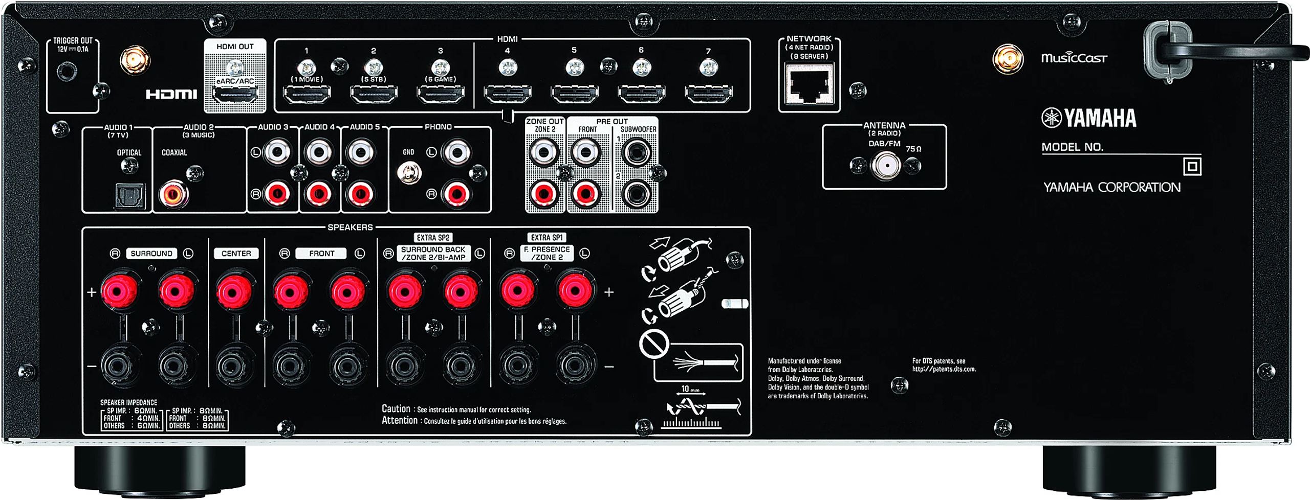 Yamaha RX-V6A - Home Theater Receiver - HomeCineSolutions