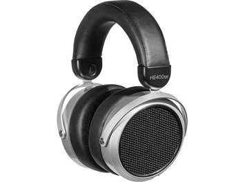 Åben hi-fi hovedtelefon Hifiman HE400se, forsølvede transducere, sorte ørekåber, polstret sort hovedbøjle, aftagelig kabel
