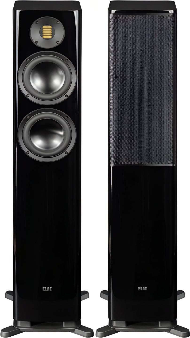 Elac Solano 2.0 FS287.2 black lacquered - Tower Speaker - HomeCineSolutions