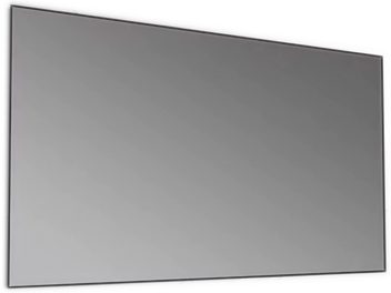 ALR Screen for Ultra Short Throw Projection Oray Series 1 (221 cm), gray rectangular surface, slim black frame, slight perspective view