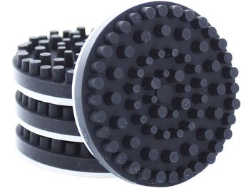 Enova HIFI Turn Pad 10 vibration damper, 4 stacked black conical discs with concentric cylindrical studs