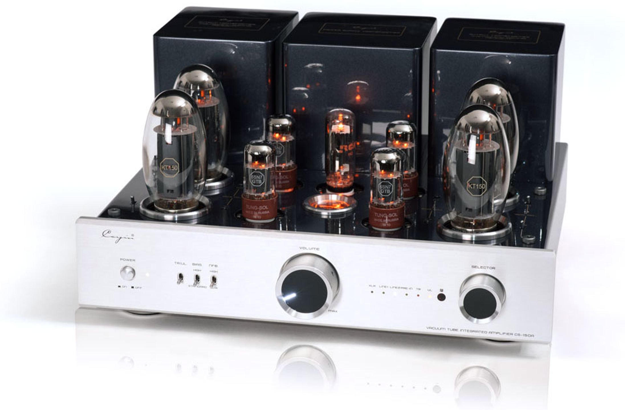 Cayin CS-150A argent - Amplificateur intégré stéréo à tubes