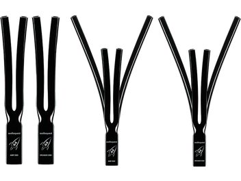 Accessoire pour câble Audioquest Chaussette rocket 44 SBW noir avec 2 extrémités bifurquées et inscriptions blanches