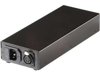 Lehmann Audio PWX eraldi toiteplokk, must metallist ristkülikukujuline korpus, XLR ja toiteühendused tagaküljel