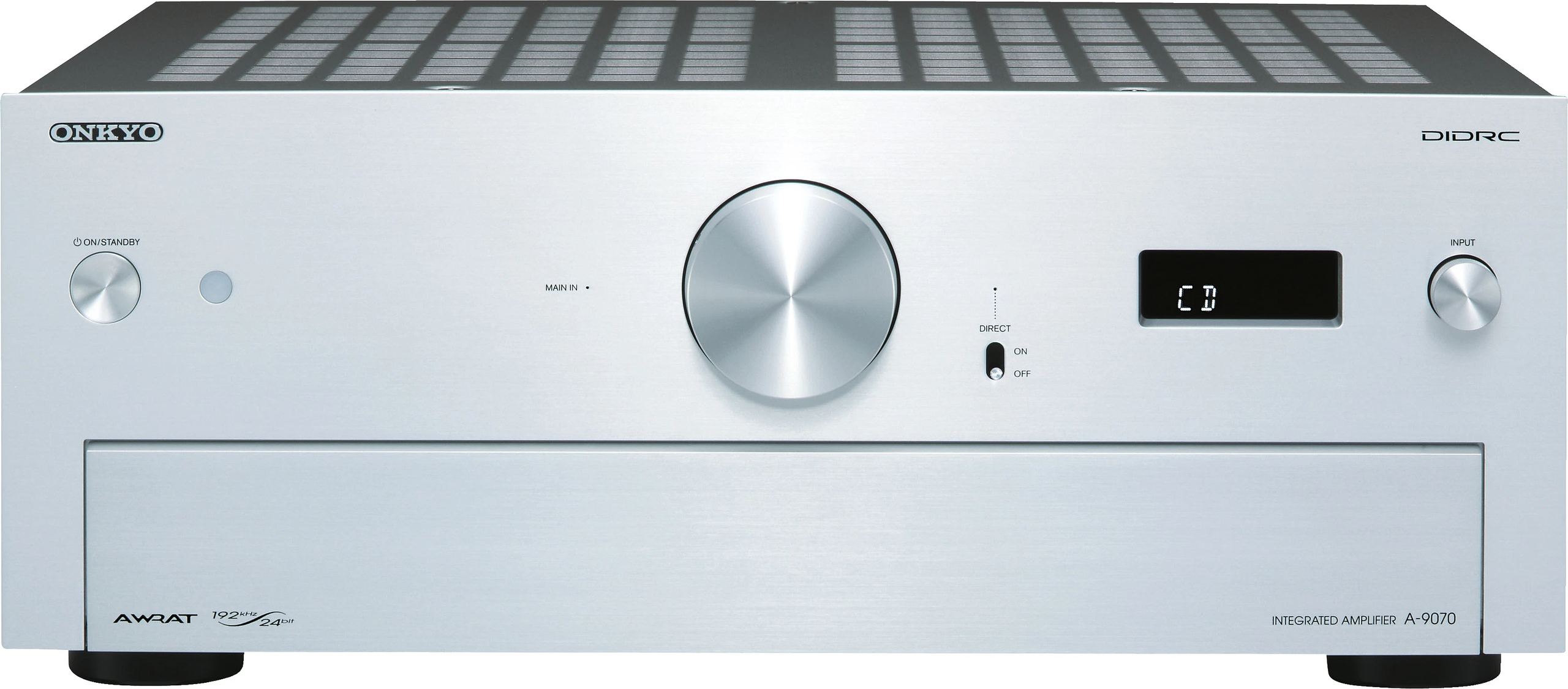 Onkyo A-9070 silver - Stereo solid-state hi-fi integrated